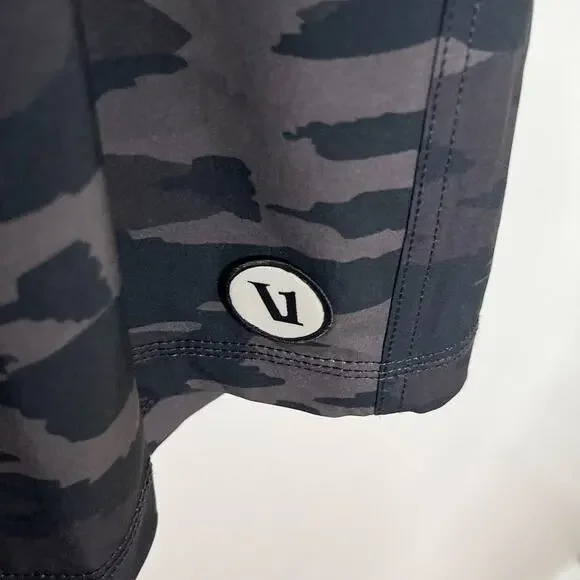 Vuori Mens Kore Camo Shorts XXL Black Pockets Activewear Comfort Casual - Picture 8 of 9